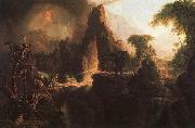 Thomas Cole Expulsion From the Garden of Eden oil painting